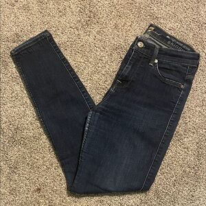 7 for all mankind denim the high waisted ankle skinny jean size 26 EUC